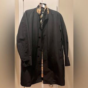 Mens Burberry black trench coat- perfect condition